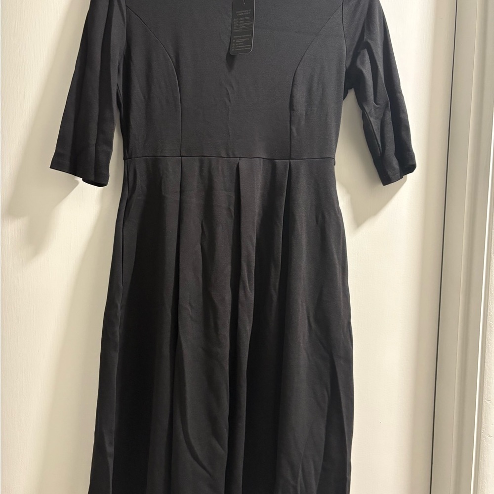 Chic Black Long Sleeve Dress